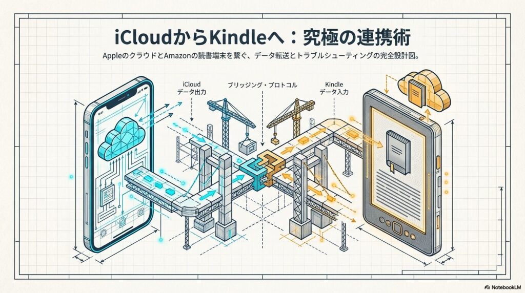 iCloudからKindleへデータを送るブリッジング・プロトコルの概念設計図