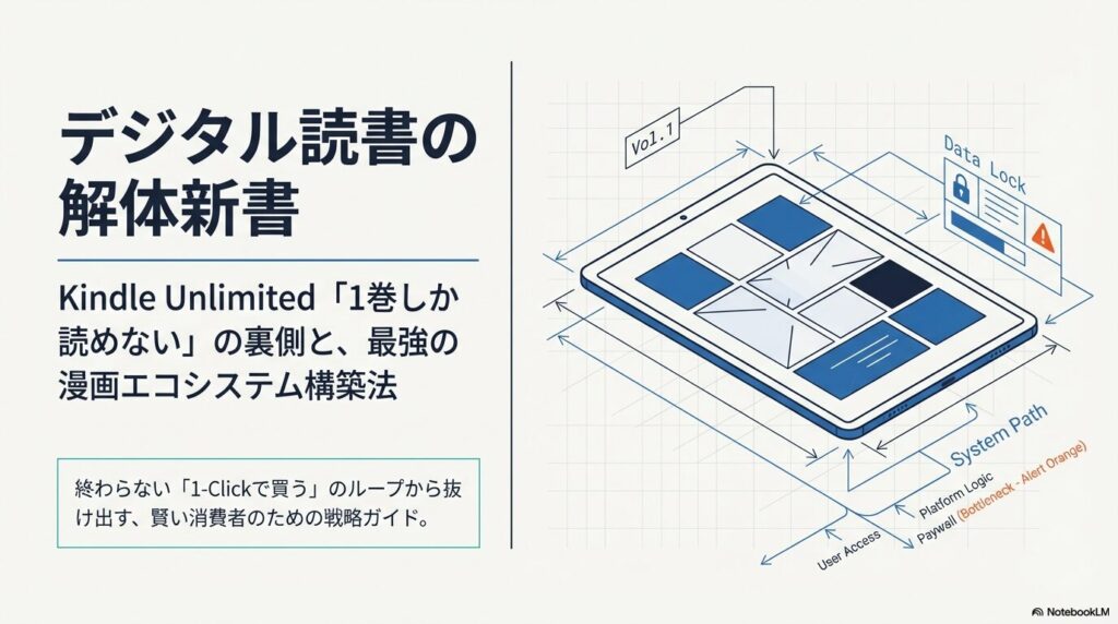 デジタル読書の解体新書 Kindle Unlimitedで漫画が1巻しか読めない裏側とエコシステム構築法