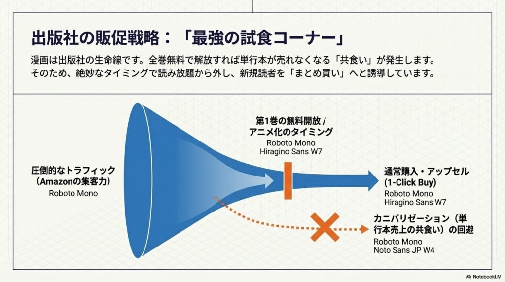 出版社によるKindle Unlimitedを活用した漫画の販促戦略と単行本アップセルの仕組み